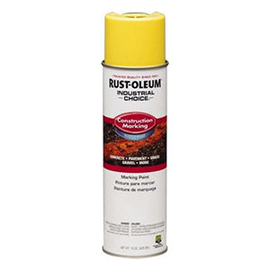 Rust-Oleum M1400 17oz. Inverted Yellow Water-Based Construction Marking Paint