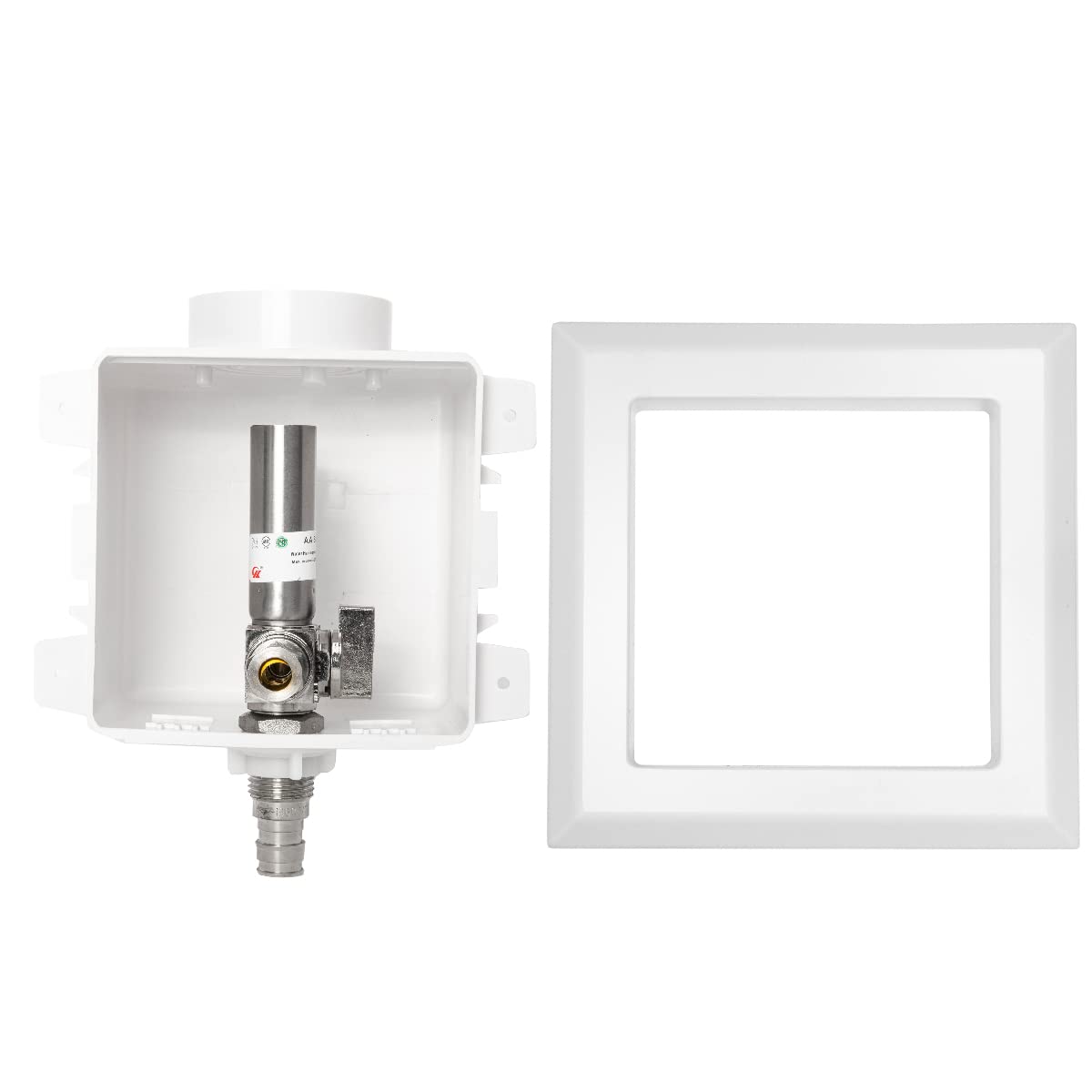 10 Pcs 1/2" PEX Expansion (F1960) Inlet, Dishwasher Outlet Box, with Stainless Steel Hammer Arrestor