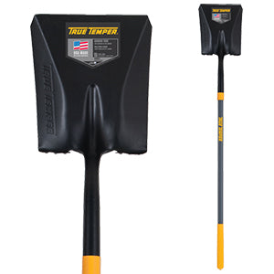 Square Point Shovel with 47" Fiberglass Handle