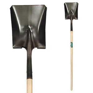 Square Point Shovel with Wood Handle