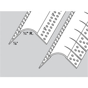 TRIM-TEX ¾" Corner 8' R. Bullnose Corner Bead & Archway (35)