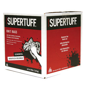 Trimaco Professional Absorbent Rags / Mixed White Knit - 5 lb