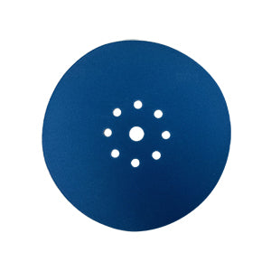Wallvex 9" 180Grit Velcro Blue Film Disc w/ Holes-15 per pack