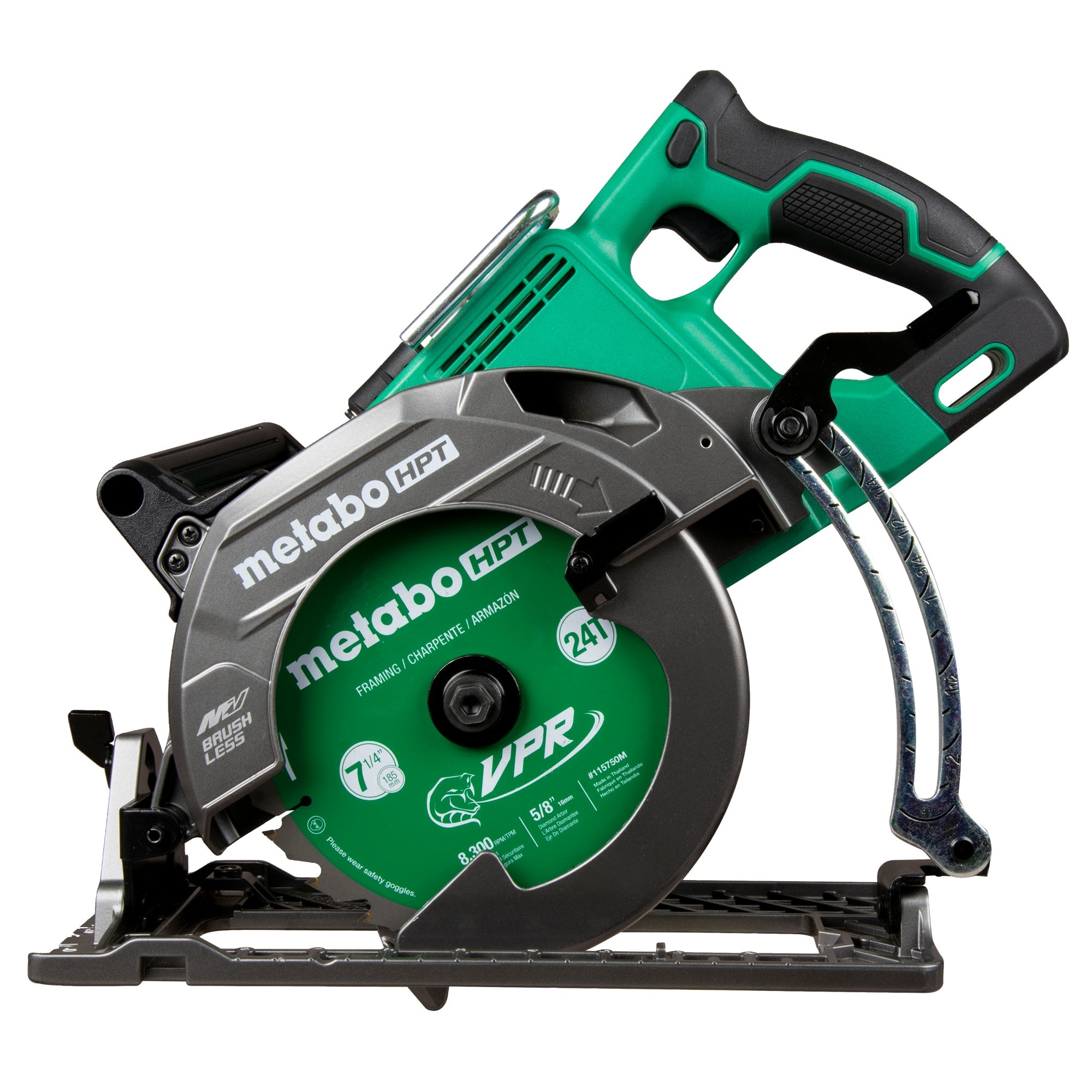 Metabo HPT C3607DWAM 7-1/4 Inch Rear Handle Circular Saw