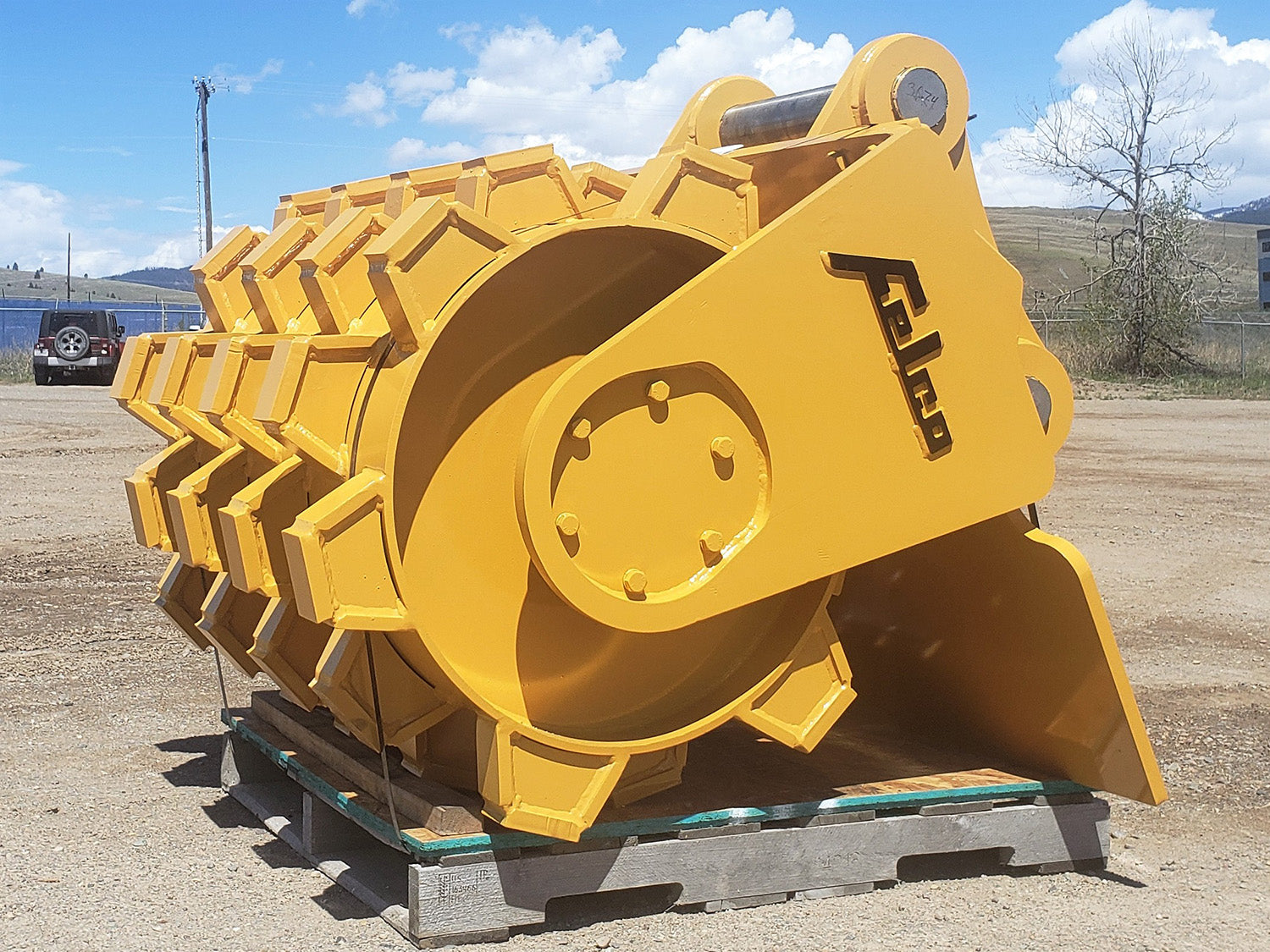 Tamping Pad Wheel Compactor