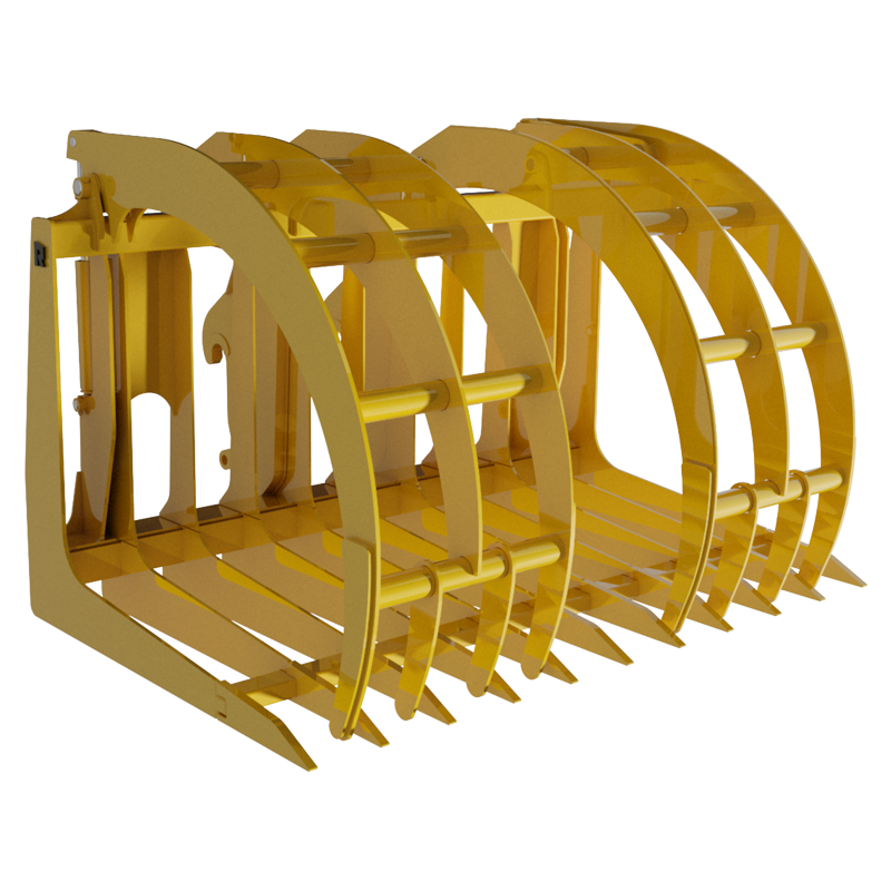 Heavy Duty-High-Capacity Brush Handling Grapple