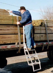 Trucker I Powder Coated with Shelf Storage Rack Ladder - 6900 product image