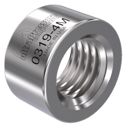 0319-4M | 1/4" MP Collar, Stainless Steel - 20K psi