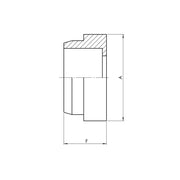 0319-10 | 10 JIC Tube Sleeve, Carbon Steel