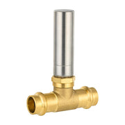 1/2" Copper Press Tee Connection, Water Hammer Arrestor, Stainless Steel (MH 361T)