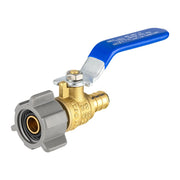 10 Pcs Pex-B Crimp 1/2" X 1/2" Female NPT Swivel Ball Valve