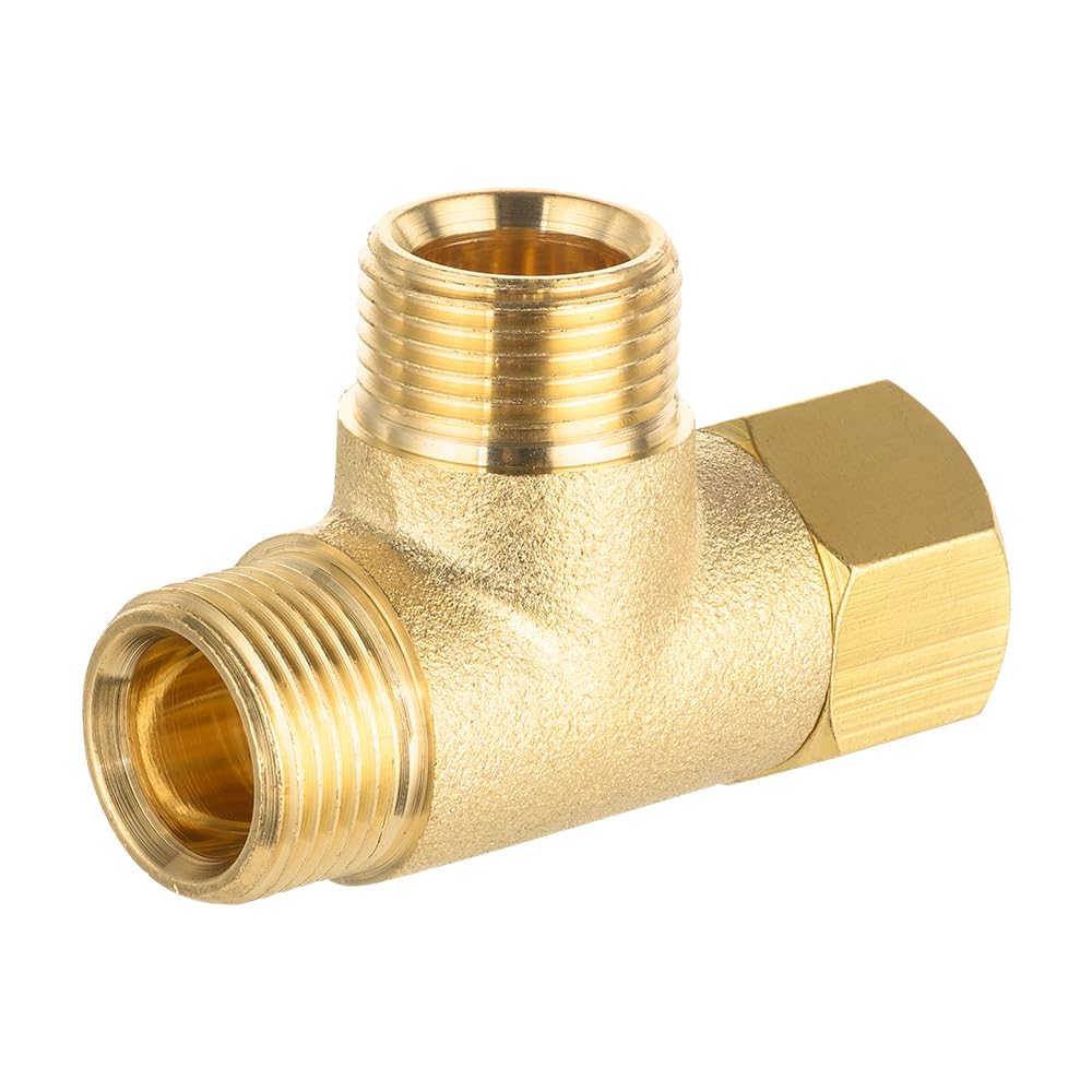 3/8" Compr. x 3/8" Compr. x 3/8" Brass Tee Adapter