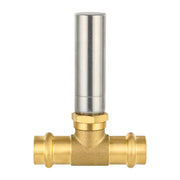 1/2" Copper Press Tee Connection, Water Hammer Arrestor, Stainless Steel (MH 361T)