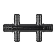 PEX-B Crimp 3/4" Inlet x 1/2" Outlet Open Manifold, Opposing Port (4 port)