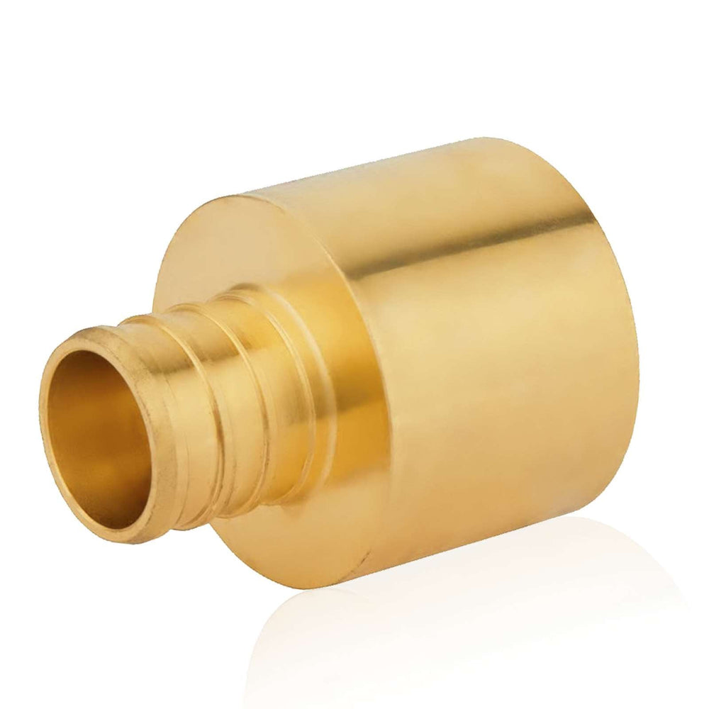 PEX-B Crimp 3/4" PEX x 1" Female Copper Sweat Sweat Coupling (Lead Free)