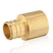 PEX-B Crimp 3/4" PEX x 3/4" Female Copper Sweat Sweat Coupling (Lead Free)