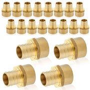 30 Pcs PEX-B Crimp 1/2" PEX x 3/4" Female Threaded Adapter (Lead Free)