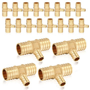 30 Pcs PEX-B Crimp 3/4" PEX x 3/4" PEX x 1/2" PEX Reducing Tee (Lead Free)