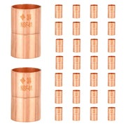 30 Pcs 2" Copper Coupling, No Stop at Wholesale Price