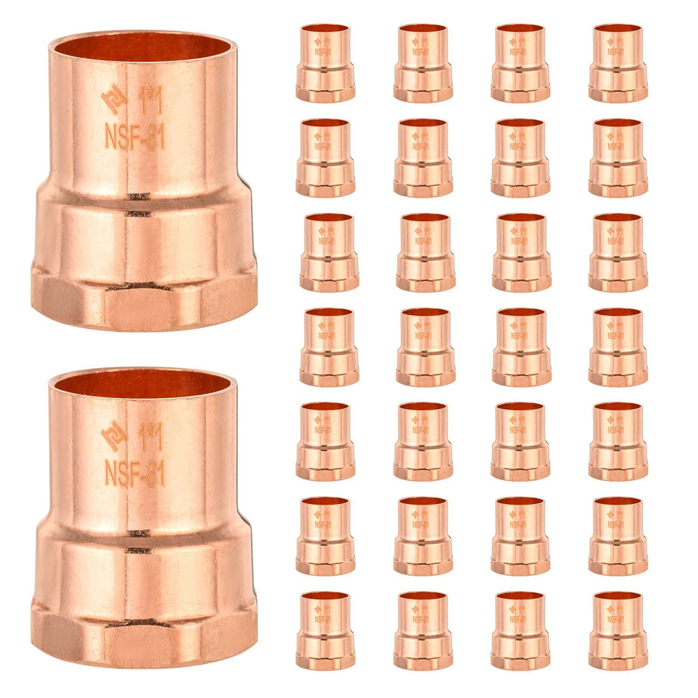 30 Pcs 1/2" C x 3/4" FNPT Copper Female Adapter at Wholesale Price