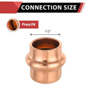 1/2" Press Copper Cap (Lead Free)