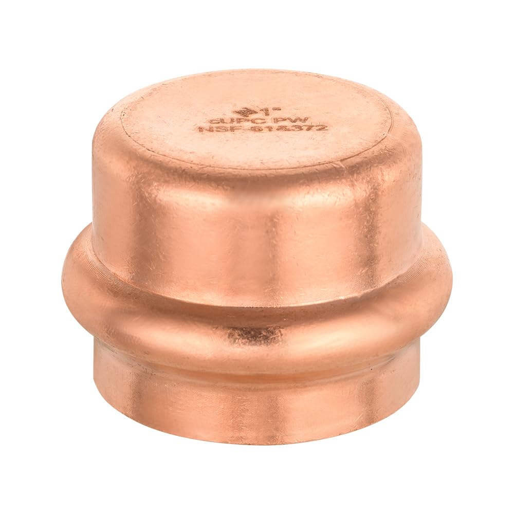 1" Press Copper Cap (Lead Free)