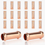 30 Pcs 1" Press Copper Extended Coupling (Lead Free)