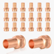 30 Pcs 1/2"  FTG Press x 1/2" Female Threaded Copper Street Adapter (Lead Free)