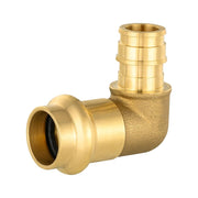 30 Pcs 1/2" Press x 1/2" PEX Expansion Brass Elbow (Lead Free)