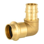 30 Pcs 3/4" Press x 3/4" PEX Expansion Brass Elbow (Lead Free)