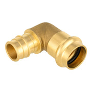 30 Pcs 3/4" Press x 3/4" PEX Expansion Brass Elbow (Lead Free)