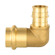 30 Pcs 3/4" Press x 3/4" PEX Expansion Brass Elbow (Lead Free)