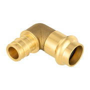 30 Pcs 1/2" Press x 1/2" PEX Expansion Brass Elbow (Lead Free)