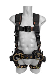 Frontline 100CTB Combat Construction Full Body Harness with Tongue Buckle Legs and Trauma Straps 3X/4X