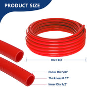 1/2" 100ft PEX-B Pipe (Red & Cutter)