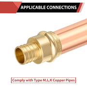 3/4" Press X 1" PEX Expansion Brass Adapter (Lead Free)