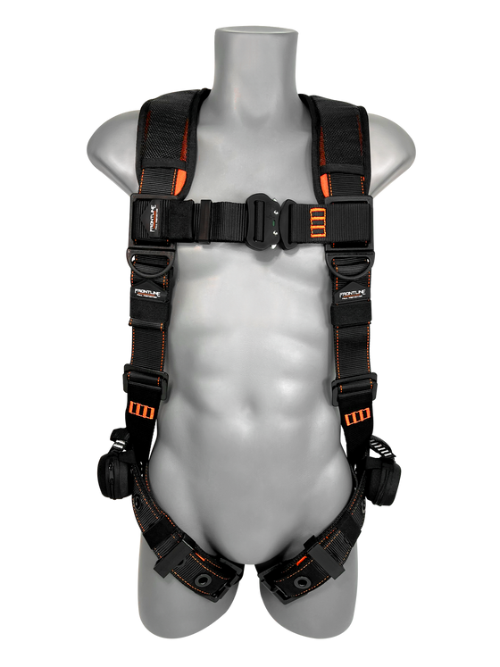 Frontline 110VTB Combat Lite Vest Style Harness with Aluminum Hardware and Suspension Trauma Straps XL/2X