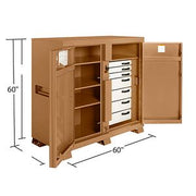 Jobsite Cabinet 54.9 cu ft w/ KL - 112-KL product image