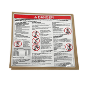 Genie Decal, Danger-Gen Safety 114386GT