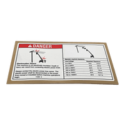 Genie Decal, Danger Elect Hazard 114390GT