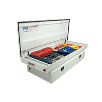 Saddle Box, Steel, Full Extra Wide, White, 15.5 cu ft - 116-3-04 product image