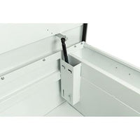 Saddle Box, Steel, Full Extra Wide, White, 15.5 cu ft - 116-3-04 product image