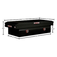 Saddle Box, Steel, Full Extra Wide, Gloss Black, 15.5 cu ft - 116-5-04 product image