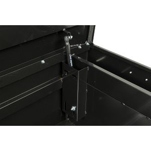 Saddle Box, Steel, Full Extra Wide, Gloss Black, 15.5 cu ft - 116-5-04 product image