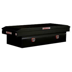 Saddle Box, Steel, Full Extra Wide, Gloss Black, 15.5 cu ft - 116-5-04
