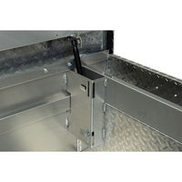 Saddle Box, Aluminum, Full Extra Wide, Clear, 15.5 cu ft - 117-0-04 product image