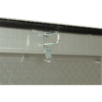 Saddle Box, Aluminum, Full Extra Wide, Clear, 15.5 cu ft - 117-0-04 product image