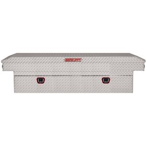Saddle Box, Aluminum, Full Extra Wide, Clear, 15.5 cu ft - 117-0-04 product image