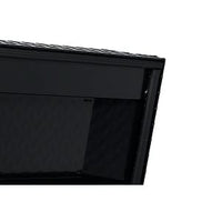 Saddle Box, Aluminum, Full Extra Wide, Gloss Black, 15.5 cu ft - 117-5-04 product image