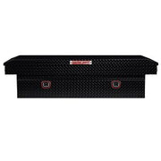 Saddle Box, Aluminum, Full Extra Wide, Gloss Black, 15.5 cu ft - 117-5-04 product image